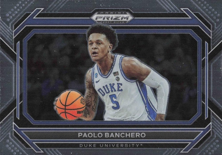 #74b Paolo Banchero - Duke Blue Devils - 2023 Panini Prizm Draft Picks Basketball