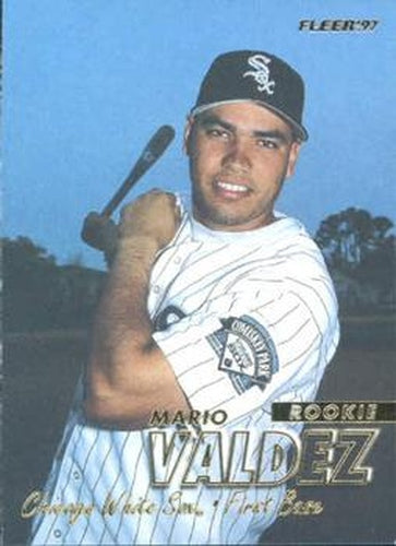 #753 Mario Valdez - Chicago White Sox - 1997 Fleer Baseball