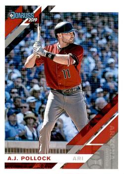 #75 A.J. Pollock - Arizona Diamondbacks - 2019 Donruss Baseball