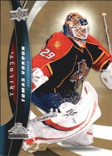 #75 Tomas Vokoun - Florida Panthers - 2009-10 Upper Deck Trilogy Hockey