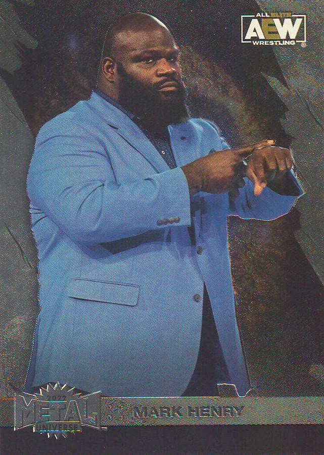 #75 Mark Henry - 2022 SkyBox Metal Universe AEW Wrestling