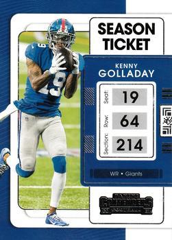 #75 Kenny Golladay - New York Giants - 2021 Panini Contenders Football
