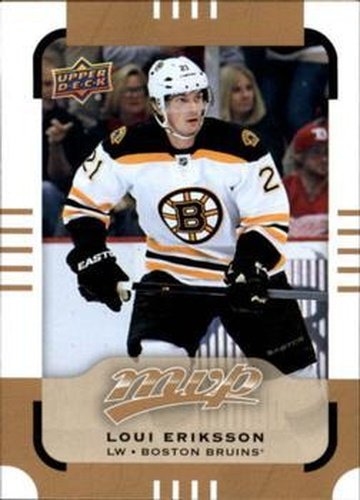 #75 Loui Eriksson - Boston Bruins - 2015-16 Upper Deck MVP Hockey