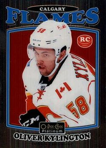 #R-75 Oliver Kylington - Calgary Flames - 2016-17 O-Pee-Chee Platinum - Retro Hockey