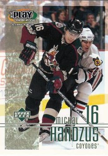 #75 Michal Handzus - Phoenix Coyotes - 2001-02 Upper Deck Playmakers Hockey