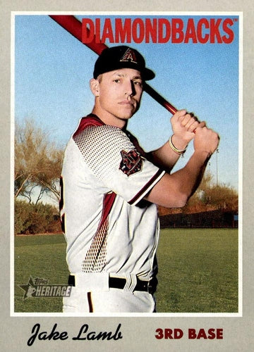 #75 Jake Lamb - Arizona Diamondbacks - 2019 Topps Heritage Baseball