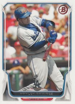 #75 Hanley Ramirez - Los Angeles Dodgers - 2014 Bowman Baseball