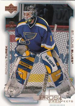 #75 Roman Turek - St. Louis Blues - 2000-01 Upper Deck Pros & Prospects Hockey