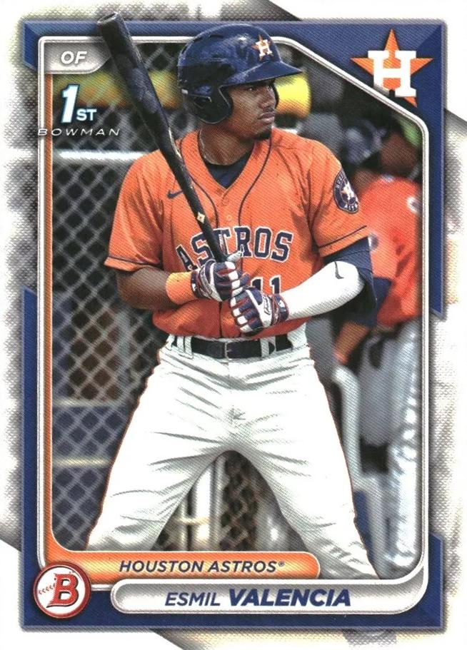 #BP-75 Esmil Valencia - Houston Astros - 2024 Bowman - Prospects Baseball