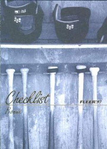 #761 Bonus Checklist - 1997 Fleer Baseball