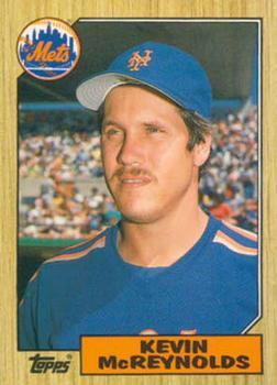 #76T Kevin McReynolds - New York Mets - 1987 Topps Traded Baseball
