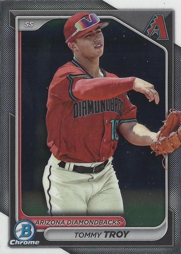 #BCP-76 Tommy Troy - Arizona Diamondbacks - 2024 Bowman - Chrome Prospects Baseball