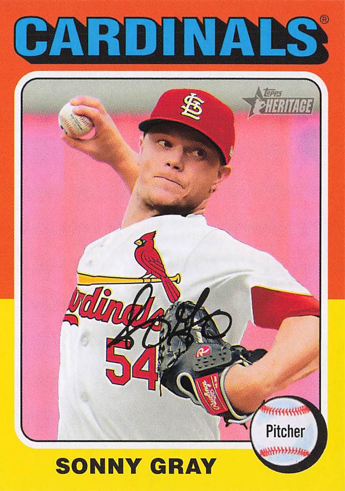 #76 Sonny Gray - St. Louis Cardinals - 2024 Topps Heritage Baseball