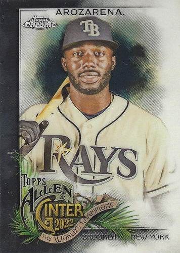 #76 Randy Arozarena - Tampa Bay Rays - 2022 Topps Allen & Ginter Chrome Baseball