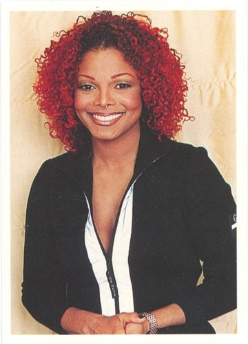 #76 Janet Jackson - 1999 Panini Smash Hits Stickers