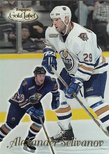 #76 Alexander Selivanov - Edmonton Oilers - 1999-00 Topps Gold Label Hockey