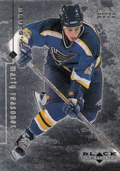 #76 Marty Reasoner - St. Louis Blues - 1998-99 Upper Deck Black Diamond Hockey