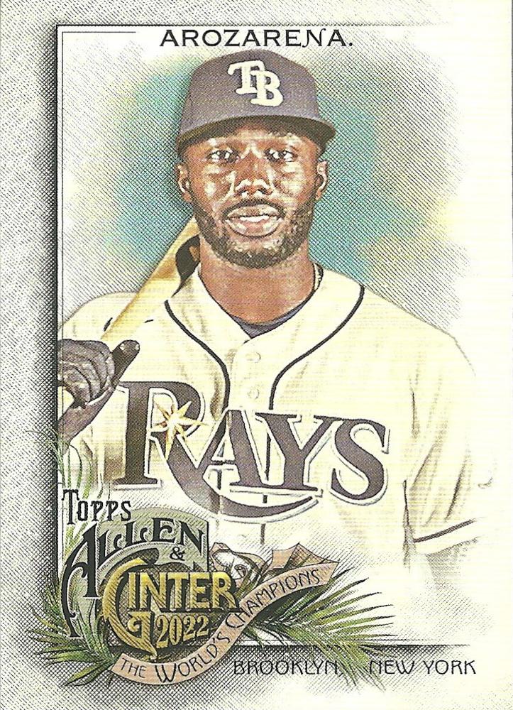 #76 Randy Arozarena - Tampa Bay Rays - 2022 Topps Allen & Ginter Baseball