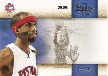 #76 Richard Hamilton - Detroit Pistons - 2009-10 Panini Studio Basketball