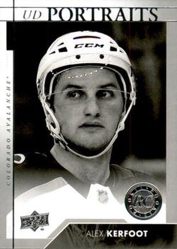 #P-76 Alex Kerfoot - Colorado Avalanche - 2017-18 Upper Deck - UD Portraits Hockey