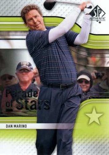 #76 Dan Marino - 2012 SP Authentic Golf