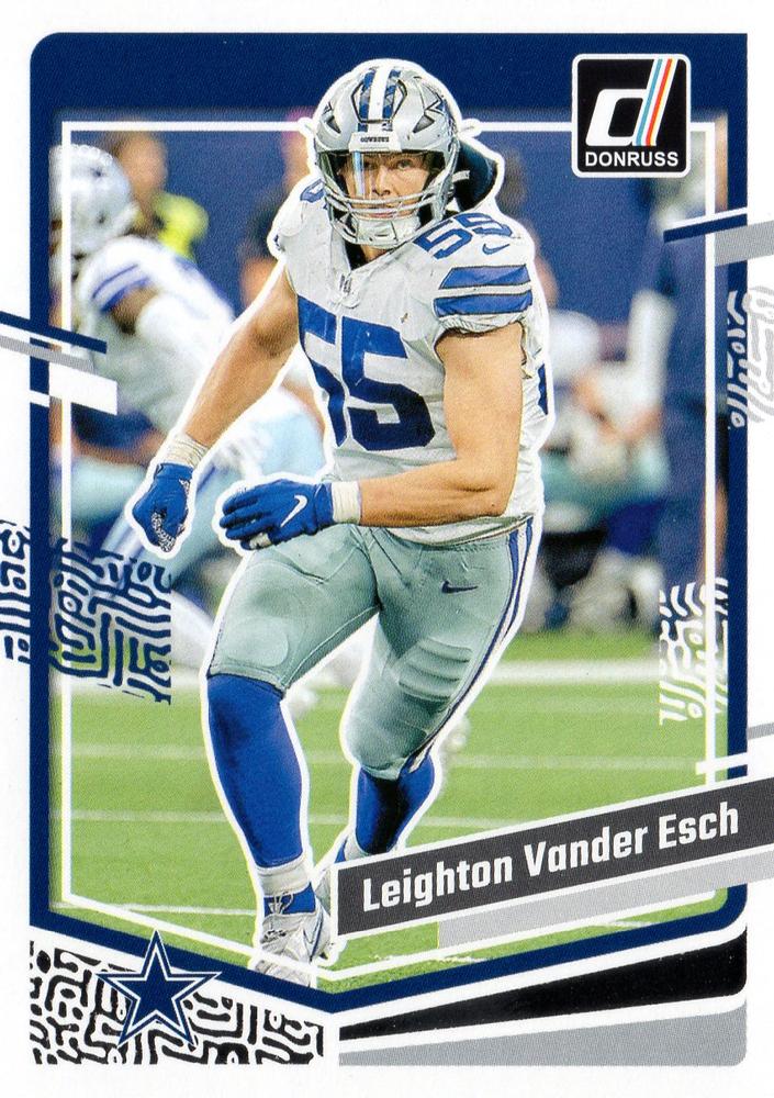 #76 Leighton Vander Esch - Dallas Cowboys - 2023 Donruss Football