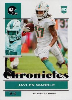 #76 Jaylen Waddle - Miami Dolphins - 2021 Panini Chronicles Football