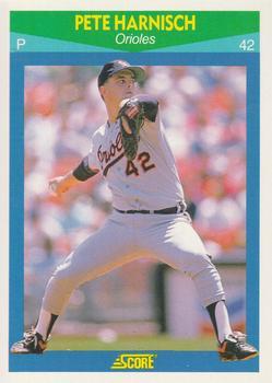 #76 Pete Harnisch - Baltimore Orioles - 1990 Score Rising Stars Baseball