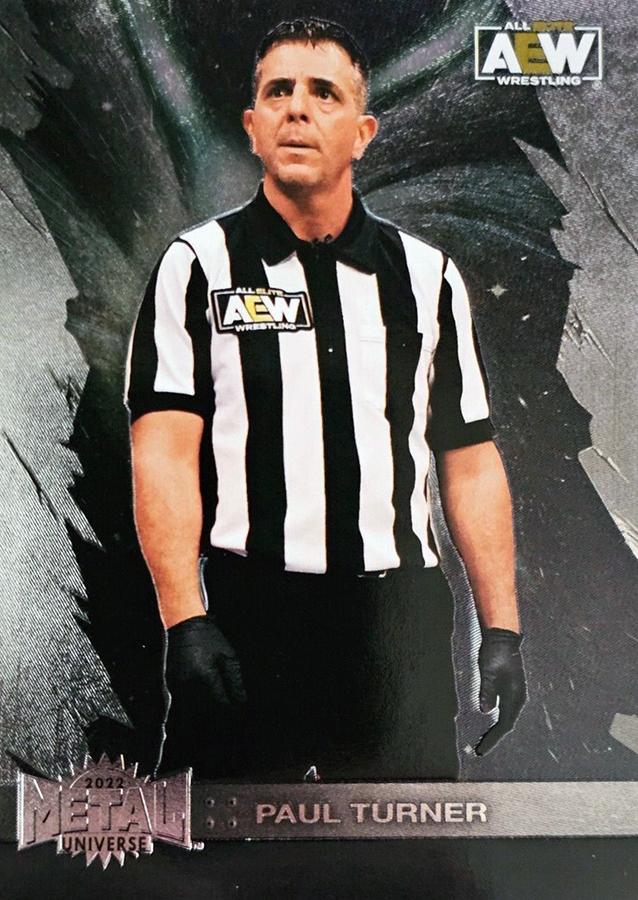 #76 Paul Turner - 2022 SkyBox Metal Universe AEW Wrestling