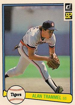 #76a Alan Trammel - Detroit Tigers - 1982 Donruss Baseball