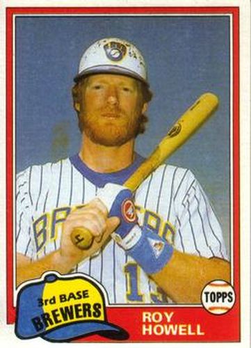 #773 Roy Howell - Milwaukee Brewers - 1981 Topps Baseball
