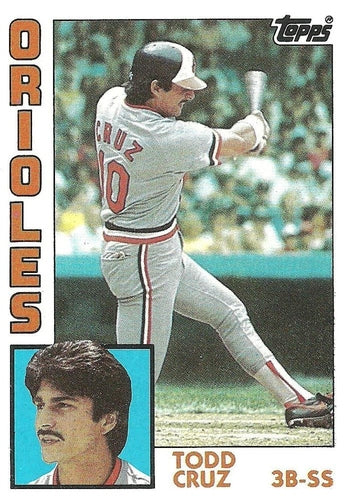 #773 Todd Cruz - Baltimore Orioles - 1984 Topps Baseball