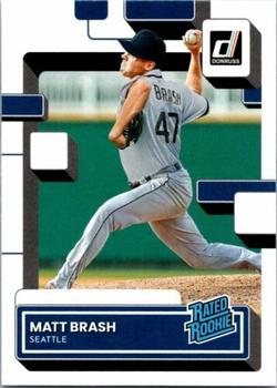 #77 Matt Brash - Seattle Mariners - 2022 Donruss Baseball