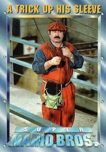 #77 A Trick Up His Sleeve - 1993 SkyBox Super Mario Bros.