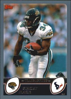 #77 Stacey Mack - Houston Texans - 2003 Topps Football
