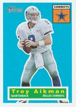 #77 Troy Aikman - Dallas Cowboys - 2001 Topps Heritage Football