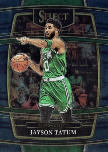 #77 Jayson Tatum - Boston Celtics - 2021-22 Panini Select - Blue Basketball