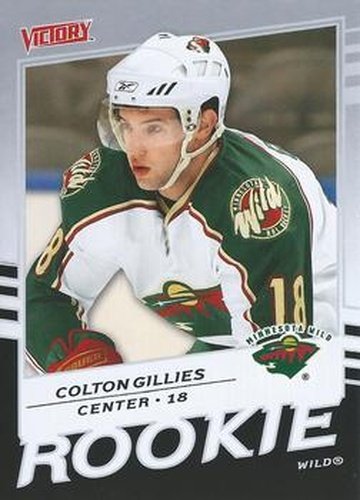#327 Colton Gillies - Minnesota Wild - 2008-09 Upper Deck Victory Hockey