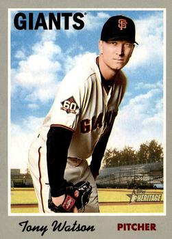 #77 Tony Watson - San Francisco Giants - 2019 Topps Heritage Baseball