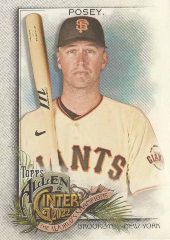 #77 Buster Posey - San Francisco Giants - 2022 Topps Allen & Ginter Baseball