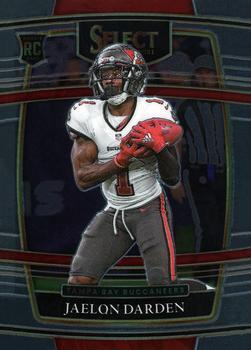 #77 Jaelon Darden - Tampa Bay Buccaneers - 2021 Panini Select - Black and Gold Prizm Die Cut Football