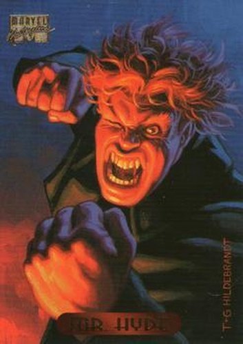 #77 Mr. Hyde - 1994 Fleer Marvel Masterpieces Hildebrandt Brothers