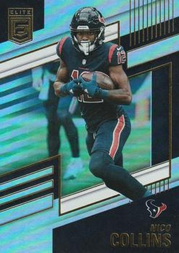 #77 Nico Collins - Houston Texans - 2022 Donruss Elite Football