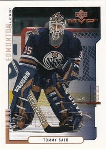 #77 Tommy Salo - Edmonton Oilers - 2000-01 Upper Deck MVP Hockey