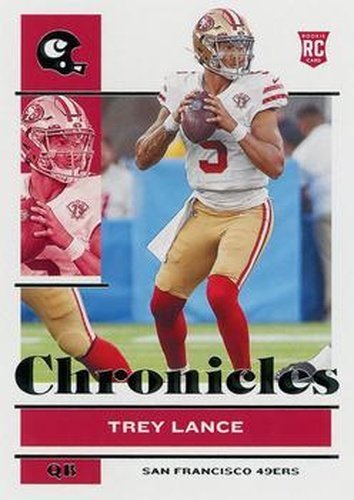 #77 Trey Lance - San Francisco 49ers - 2021 Panini Chronicles Football