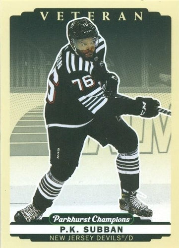 #77 P.K. Subban - New Jersey Devils - 2022-23 Parkhurst Champions Hockey