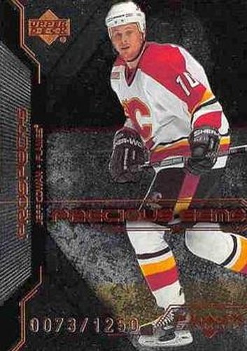 #77 Jeff Cowan - Calgary Flames - 2000-01 Upper Deck Black Diamond Hockey