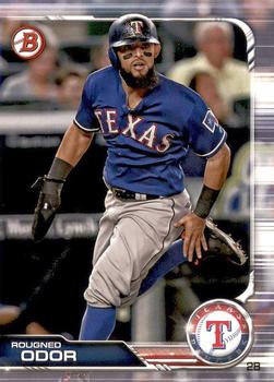 #77 Rougned Odor - Texas Rangers - 2019 Bowman Baseball