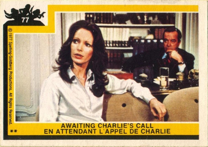 #77 Awaiting Charlie's Call - 1977 O-Pee-Chee Charlie's Angels