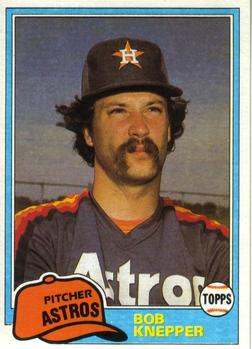#782 Bob Knepper - Houston Astros - 1981 Topps Baseball